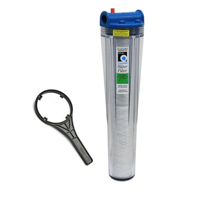 Campbell 2PS-B Double Capacity Water Sediment Filter 3/4