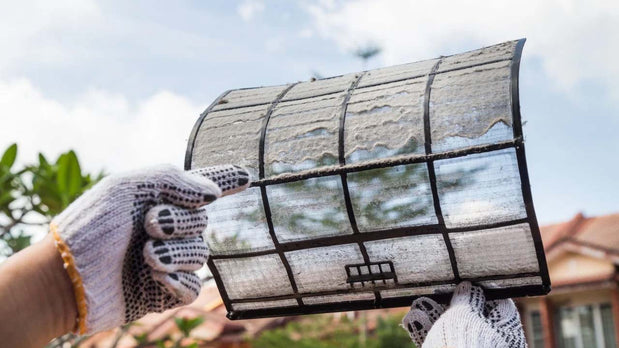 Dirty Mini Split Filter