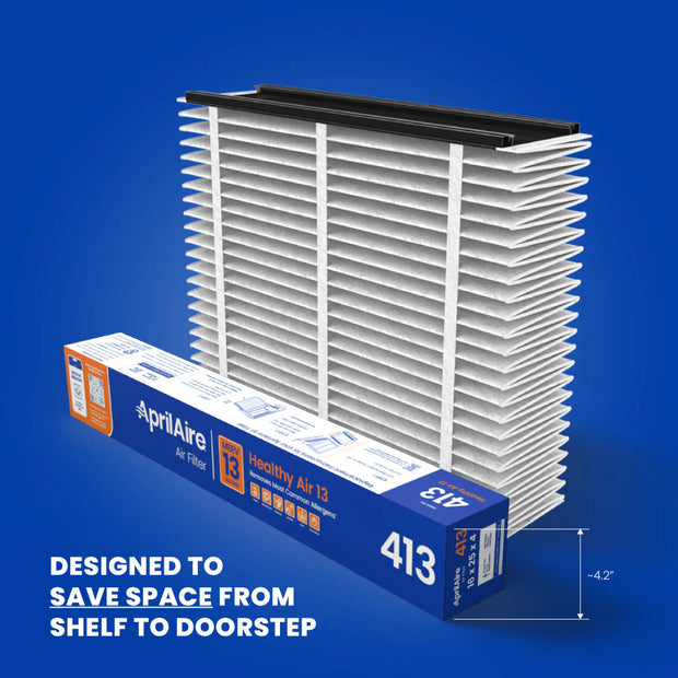 AprilAire 413 MERV 13 Pleated Air Filter 16x25x4 – Annual 2 Pack