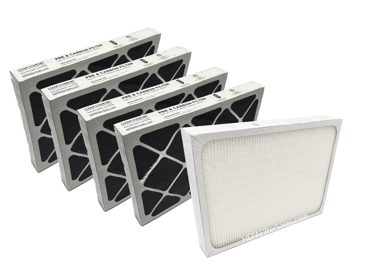 Clean Comfort Goodman HEPA Home Air Cleaner Replacement Filter