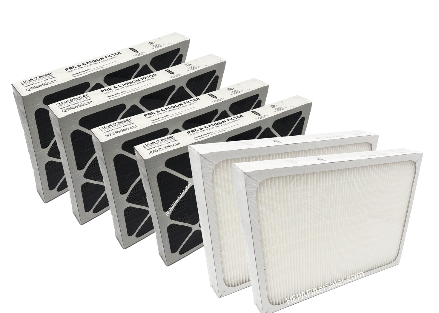 Fantech HERO HS300 HEPA Filtration System Replacement Filter Bundle