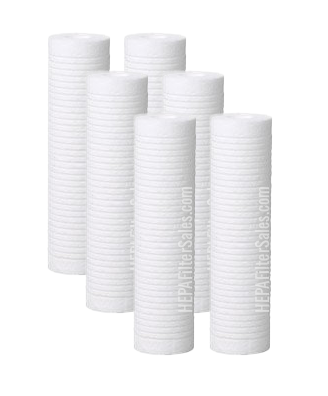 Campbell S110-12 Water Filters 5 Micron Sediment Cartridges - 6 Filter Saver Pack