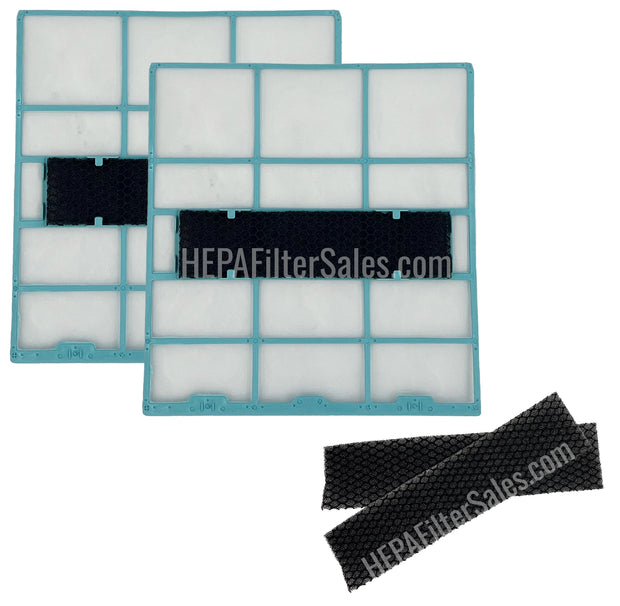 ComfortStar CPP3, CGS, CIM, CPG & CPE 6-9K Ductless Filter Replacement Kits - Two Air Filters (2) / Four Upgrade Filters (4)