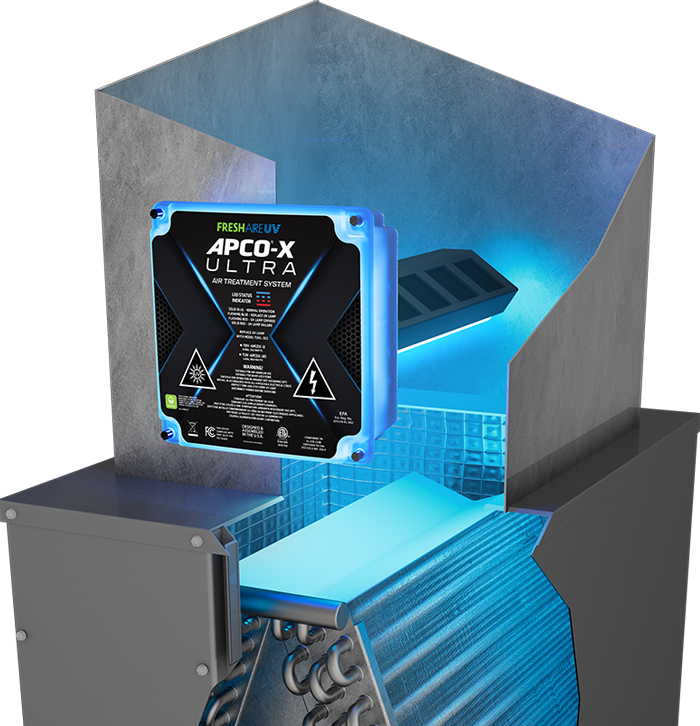 Fresh-Aire UV APCO-X Ultra In-Duct Air Purifier | Model TUV-APCOX-U