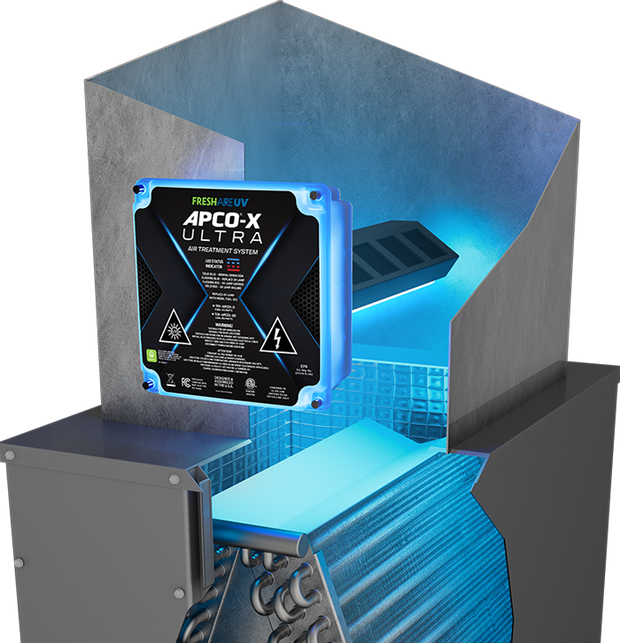 Fresh-Aire UV APCO-X Ultra In-Duct Air Purifier | Model TUV-APCOX-U