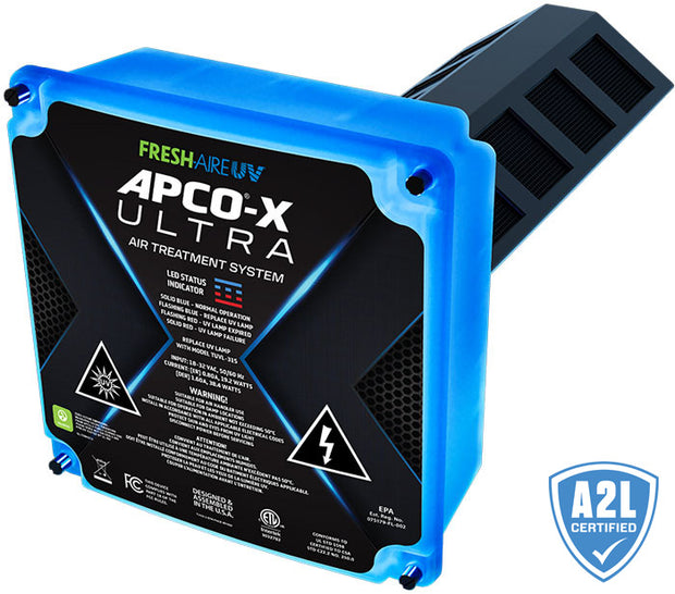 Fresh-Aire UV APCO-X Ultra In-Duct Air Purifier | Model TUV-APCOX-U