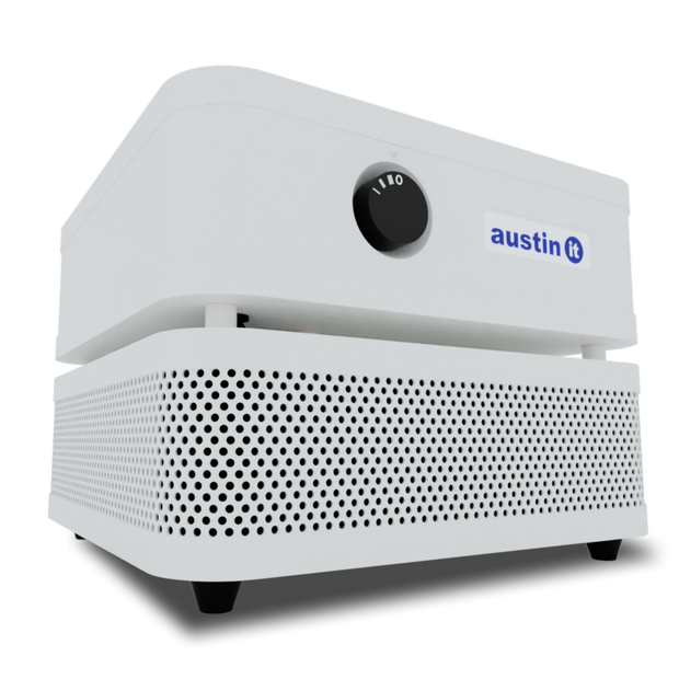Austin Air "it" personal air purifier in White