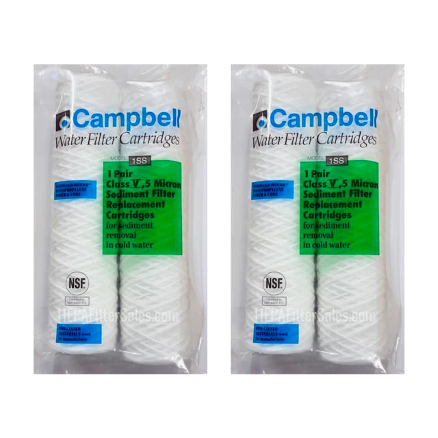 Campbell 1SS Water Filters 5 Micron Sediment Cartridges