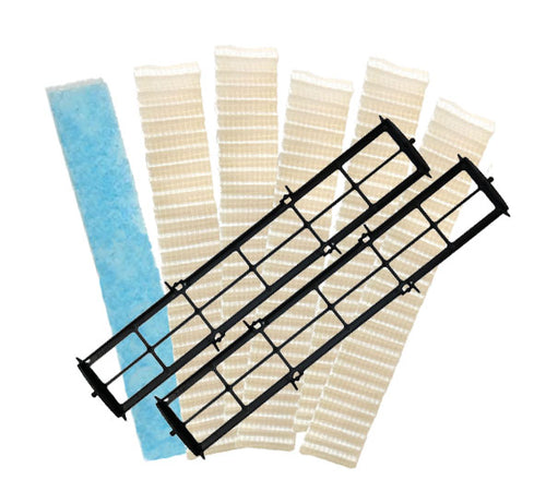 Fujitsu 9316474017 UTR-FC03-2 & 9312832002 UTR-FC03-3 Mini Split Ductless Filter Bundle W/ Frames