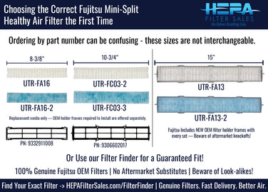 Fujitsu Healthy Air Filter Comparison