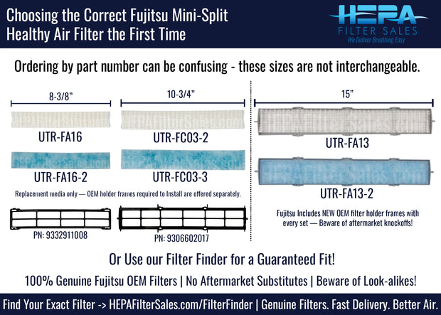 Fujitsu Healthy Air Filter Comparison