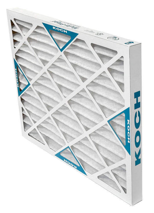 Koch Air Filter 20 x 25 x 2 MERV 8 Multi-Pleat Air Filter - 12 Pack