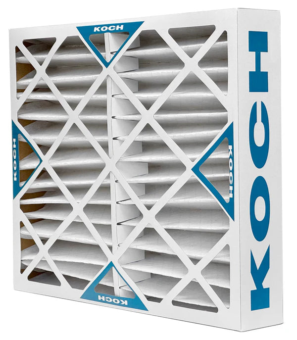 Koch Air Filter 20 x 25 x 4 MERV 8 Pleated Air Filter - 6 Pack