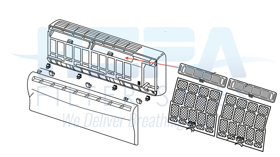 Mitsubishi MSZ-A24NA & MSY-A24NA Annual Filter Bundle
