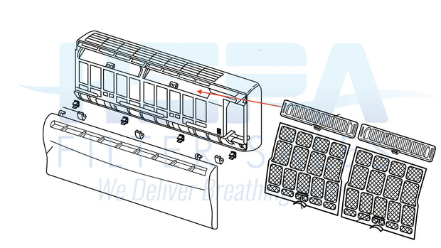 Mitsubishi MSZ-A24NA & MSY-A24NA Annual Filter Bundle
