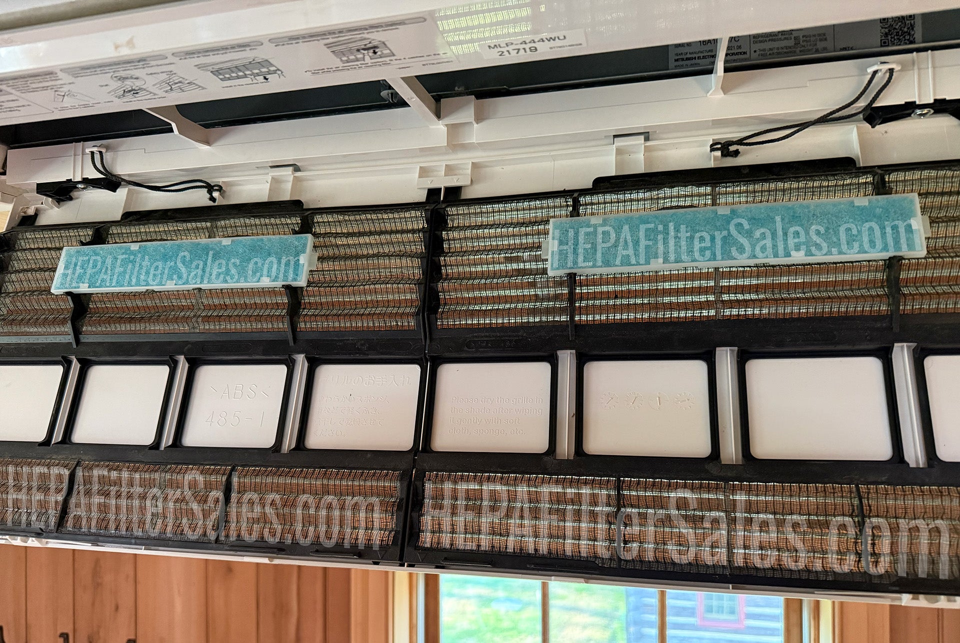 Mitsubishi MLZ-KP Ceiling Cassette Filter Installation