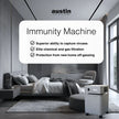 Austin Air Systems immunity machine in a modern bedroom setting