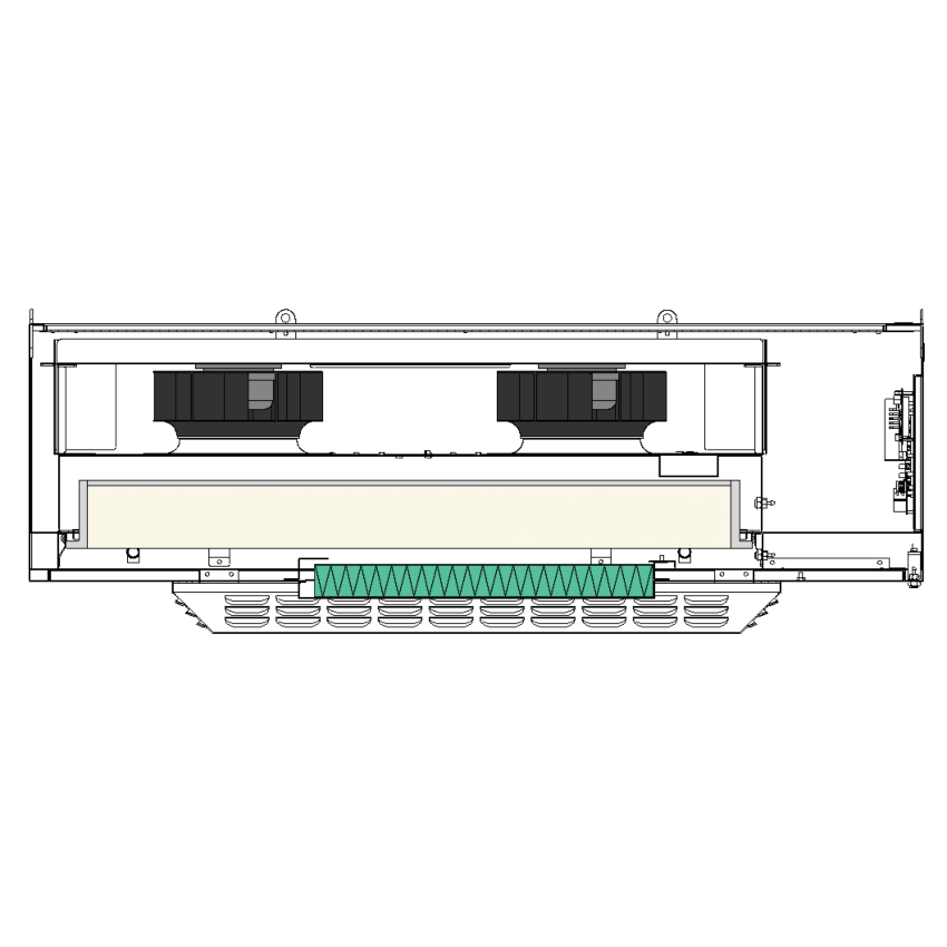 Abatement Technologies HEPA-CARE HC800CD Ceiling-Mounted Air Filtration System
