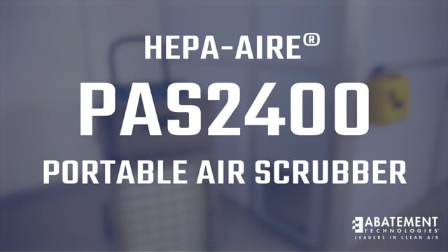 Abatement Technologies PAS2400 HEPA-AIRE Portable Air Scrubber