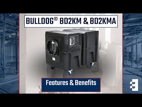 Abatement Technologies BD2KMA BULLDOG Deluxe Negative Air Machine