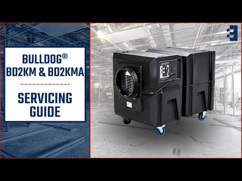 Abatement Technologies BD2KLV Bulldog Air Scrubber | HEPA Air Cleaner