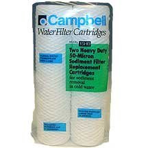 Campbell 1SHD-12 50-Micron Sediment Filter - 4 Filter Pack