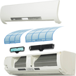 Mitsubishi MSZ-FE & MSZ-FD Series Mini Split Filter Annual EZ Order Bundle In Unit