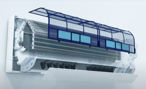 Mitsubishi Filters in Unit Illustration