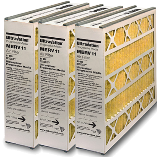 Ultravation 91-005 16x25x5 MERV 11 Filter - 3 Pack