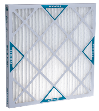 Koch Air Filter 30 x 30 x 1 MERV 8 MultiPleat Air Filter - 12 Pack